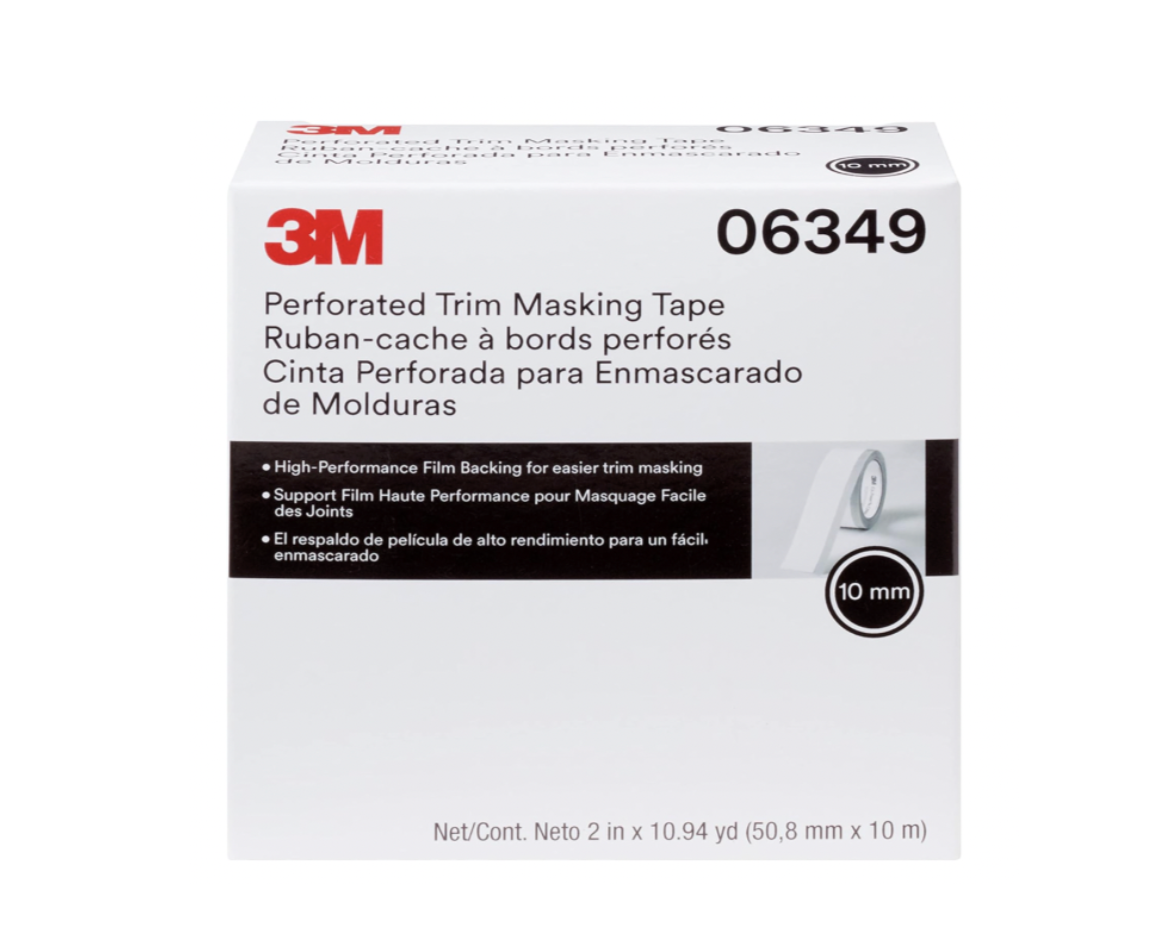 Perforated Trim Masking Tape, 2 in x 10.94 yd