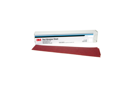 3M Red Blocking Paper 40 Grit, 2-3/4 in x 16 1/2 in